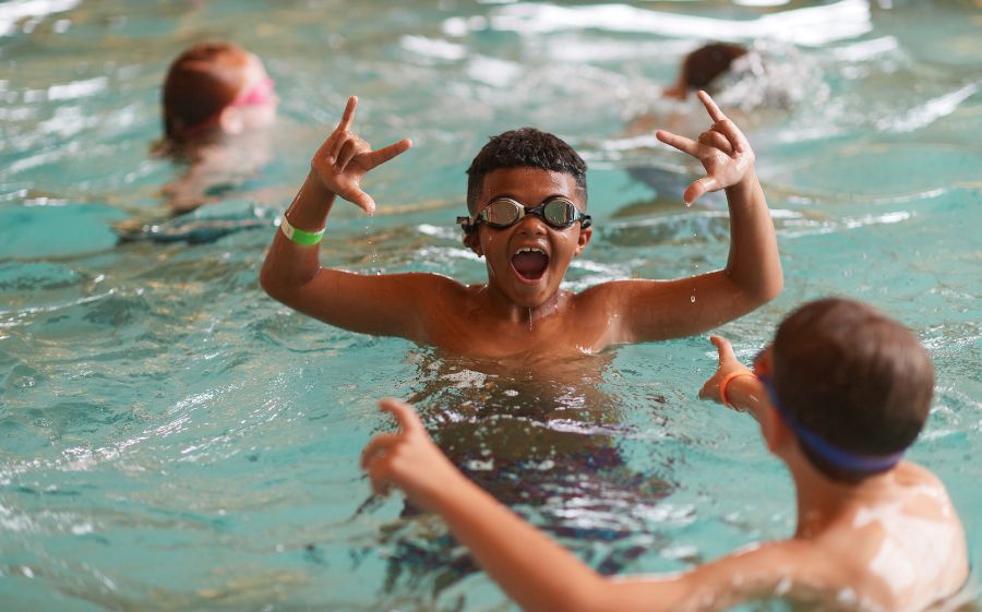 Kids Swimming at the Y